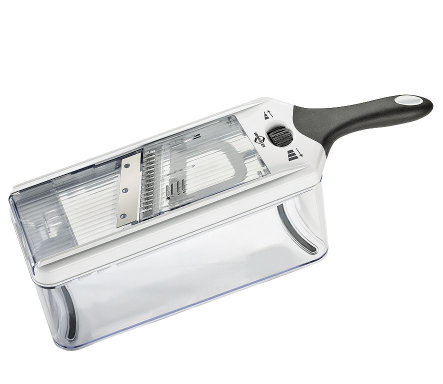 Küchenprofi Vario - Snijmachine - Zwart, Transparant