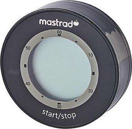 Mastrad Kookwekker - 6 cm - Zwart