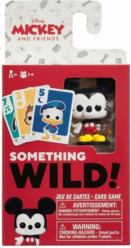 Funko Games: Something Wild! - Mickey and Friends Card Game - French-English Version