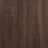 vidaXL Schoenenkast 60x34x112 cm Bewerkt Hout Bruin