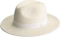 MGO Luton Hat Unisex - Zomerhoed - Wit - Maat M - Papier