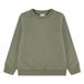 Lacoste fleece sweater met logo - kaki