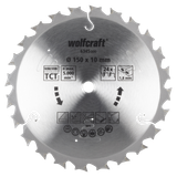Wolfcraft Handcirkelzaagblad | Voor accu-handcirkelzagen | HM | Ø150 x 10mm | 1 stuk - 6345000