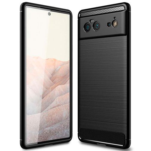 Just in Case Rugged TPU Back Cover Zwart Google Pixel 6