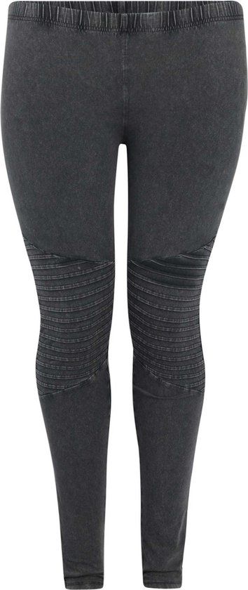 Urban Classics Ladies Denim Jersey Leggings - Donkergrijs - XXXL