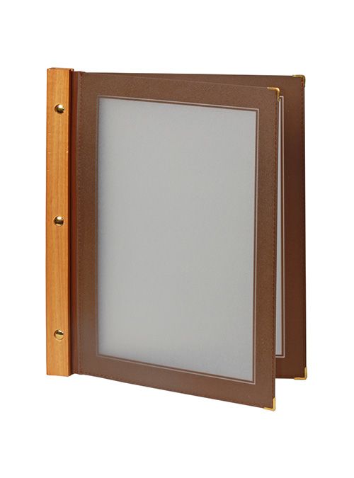 Securit MC-WRA4-BR - Inbindmappen - bruin