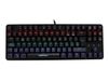 KeepOut F105 Gaming Toetsenbord - Mechanisch, USB, QWERTY, Engels/Spaans, Zwart, RGB