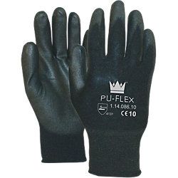 Panda - Handschoenen Flex polyurethaan maat 7/s Zwart 2 stuks