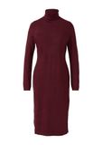 s.Oliver Gebreide jurk bordeaux