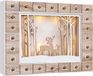 Spielwerk Adventskalender - Winterlandschap LED MDF