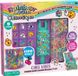 Rainbow Loom Coffret Fabrication Bracelets Élastiques Rainbow Loom Cute Tique BANDAI, 1200 Élastiques, 25 C-Clips, Beadmojis