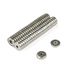 Magneet Expert® 14mm dia x 3.5mm dik x 3.5mm c/boring N42 Neodymium RVS Pot Magnet - 5.2kg Pull (Pack of 100)