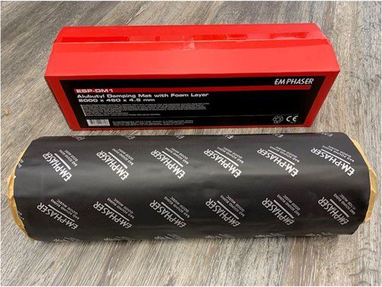 Emphaser ESP-DM1 - Zelfklevende Akoestische Isolatiemat - 4.5 mm - 2000 x 460 mm - 1 stuk