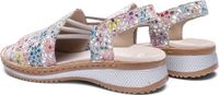 ara Hawaii Sandalen Femme Sandales plates Beige/Argent Cuir Taille 41 Printemps/Été 2026