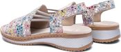 ara Hawaii Sandalen Femme Sandales plates Beige/Argent Cuir Taille 41 Printemps/Été 2026