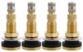 Cuivre Jeu de 4 valves de pneu tubeless