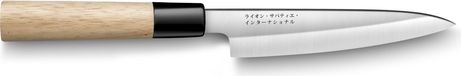 Lion Sabatier International 974484: couteau japonais, manche en bois de zébré