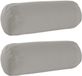 vidaXL - Kussensloop - 2 stuks - HEERLEN - Grijs - Ø 15 x 40 cm - Polyester