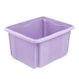 keeeper Bak emil, stapelbaar door draaien, 41 x 34,5 x 22 cm, 24 l, violet (zachtpaars)