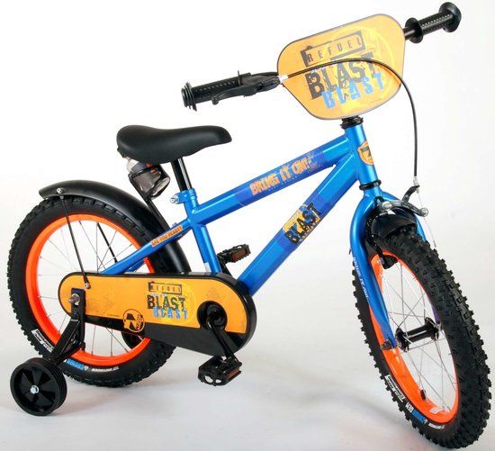 volare NERF Kinderfiets - 16 inch - Satijn Blauw - Jongens - Volare