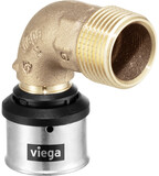 Viega Smartpress 6714 pers puntstuk haaks 90deg 1/2"x16mm