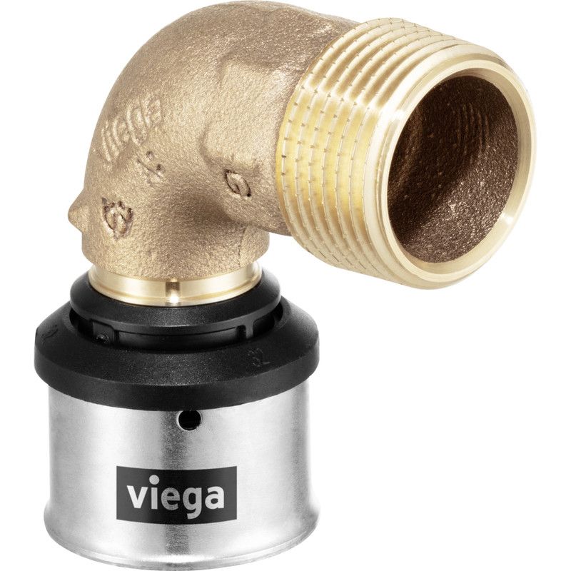 Viega Smartpress 6714 pers puntstuk haaks 90deg 1/2"x16mm