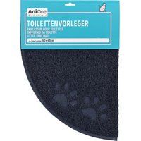 AniOne Toiletmat halfrond 40x60 cm donkerblauw