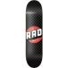 RAD Unisex - Checker skateboard voor volwassenen, zwart/grijs, 21 cm