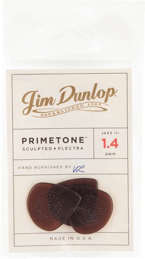 Dunlop 518P1.40 Primetone 1,40 mm Jazz III 3-Pack - Plectrum set