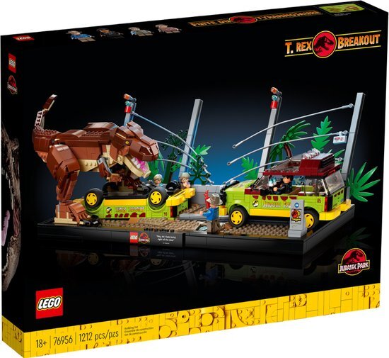lego T-Rex ontsnapping