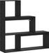 vidaXL Roomdivider Boekenkast Zwart eiken