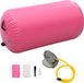 Rouleau de gymnastique avec pompe gonflable 120x75 cm PVC rose