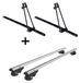 ORION 2x porte-vélos + barres de toit VDP004 L compatibles avec Chrysler Jeep Cherokee KJ 01-'07