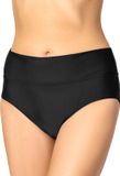 Merry Style Dames Zwembroek - Bikinibroekje - Elastische tailleband - Polyamide & Elastaan – Zwart (9240) – 40 - MS-VR-Brief-5