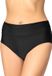Merry Style Dames Zwembroek - Bikinibroekje - Elastische tailleband - Polyamide & Elastaan – Zwart (9240) – 40 - MS-VR-Brief-5