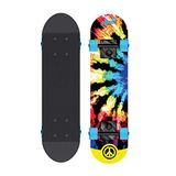 Sport1 - Skateboard Hippy / houten plank 70,5 cm / draagvermogen 50 kg
