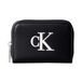 Calvin Klein Jeans Calvin Klein Portemonnee Ritsportemonnee Polyurethaan Vrouwen Volwassenen Zwart