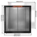 StarTech Laser honingraat werkbank - Honingraattablet voor CO2 lasergravure en -snijden - CNC snij- en graveerplatform - Werkblad: 500x500 mm (50x50 cm)