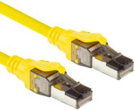 ACT Gele 5 meter SFTP CAT8 patchkabel snagless met RJ45 connectoren FB8005