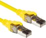 ACT Gele 5 meter SFTP CAT8 patchkabel snagless met RJ45 connectoren FB8005