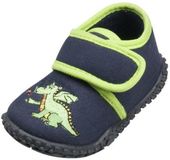 Playshoes pantoffels draak marine Maat: 20-21