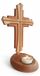 Support en bois pour crucifix, en hêtre, 25 cm