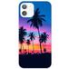 Apple iPhone 12 Palmiers colores bedrukt siliconen hoesje