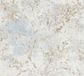 Living Walls LINNENLOOK BLOEMEN BEHANG | Aquarel - Blauw Beige Goud