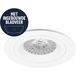 Pragmi Motion Spot Armatuur GU10 - GU10 spot encastré avec ressorts à lame - Rond - Blanc - Aluminium - Ø93mm