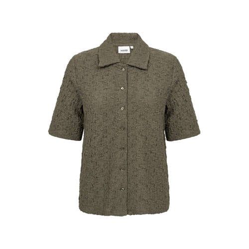 Wasabiconcept top Plus Size - olijfgroen