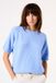 Garcia Dames Effen Trui Blauw Korte mouw