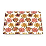 Bonamaison Muismat, rechthoekig, digitaal bedrukt, antislip onderkant, voor kantoor en thuis, afmetingen: 22 x 18 cm