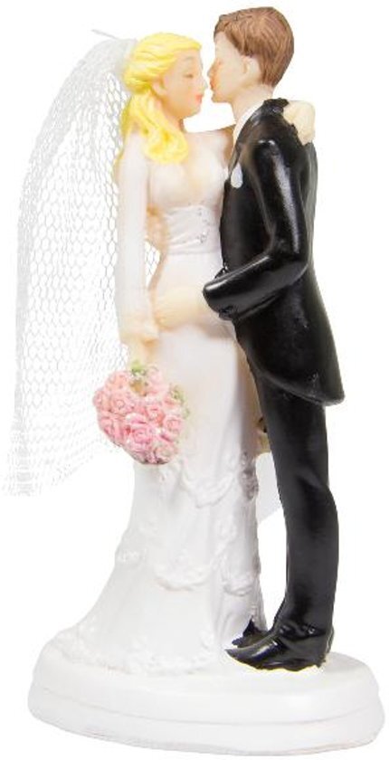 Folat Wedding Figure Kissing Couple