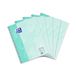 Oxford Collegeblok, A4, geruit, 160 pagina's, geperforeerd, mint, 5 stuks